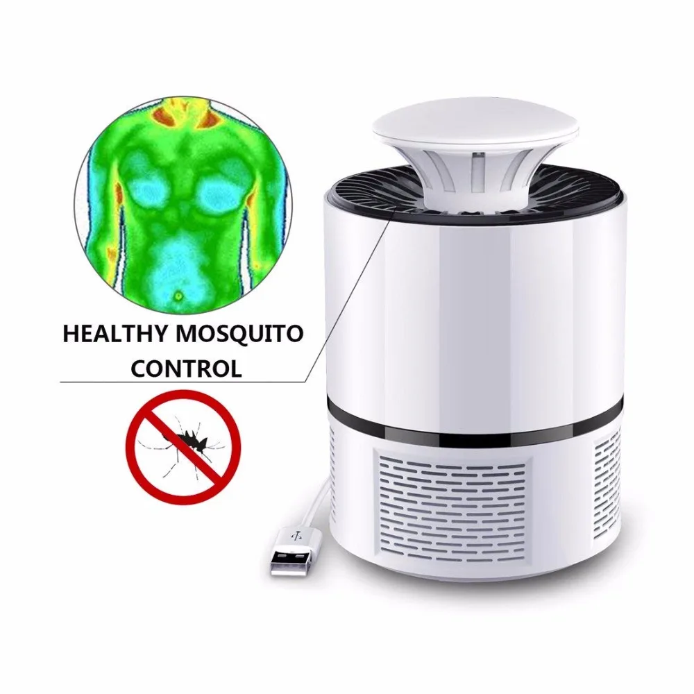 Electric Mosquito Killer Lamp Fly Trap Killer Insect Trap LED Night light Mosquito Zapper Pest Killing Lamp USB Powered Mosquitoes Fly Catcher Bug Killer for Indoor Outdoor Patio Yard (5)