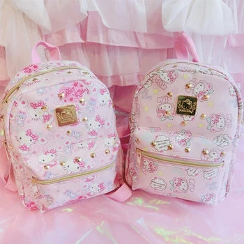 

Cartoon Hello Kitty My Melody Backpack Children School Bag For Kids Girls Backpack hellokitty Travel Bag satchel