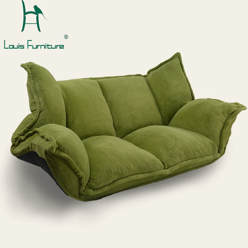 Us 175 0 European Style Modern Lady Sofa Adjule Creative Bed Folding Comfortable And Herbal Skin High Quality Countryside Couch In Living