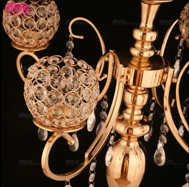 New Wedding Crystal Candlestick Arrangement Five Candlestick Road Bringing Wedding Candlestick Projects Scene Arrangement Table