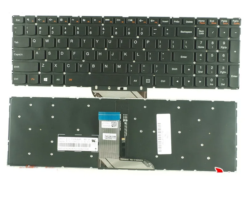 SSEA новая английская клавиатура с подсветкой для Lenovo IdeaPad 700-15 700-15ISK 700S-15 700S-15IKB |