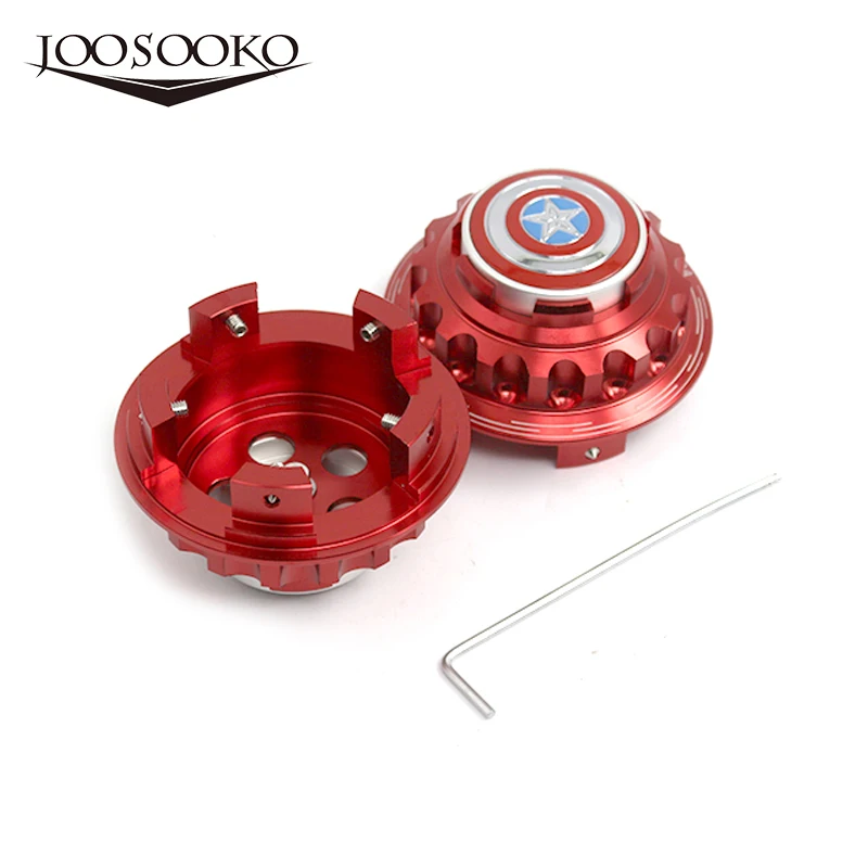 JR-4pcs/Set Personalized icon Wheel Center Cap For Honda Civic Odyssey Element Pilot Fit Accord Red | Автомобили и мотоциклы
