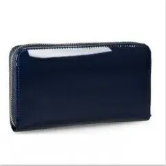  2016 new fashion new patent leather women wallet single zipper lady purse ajs wallet womens wallets and bags 