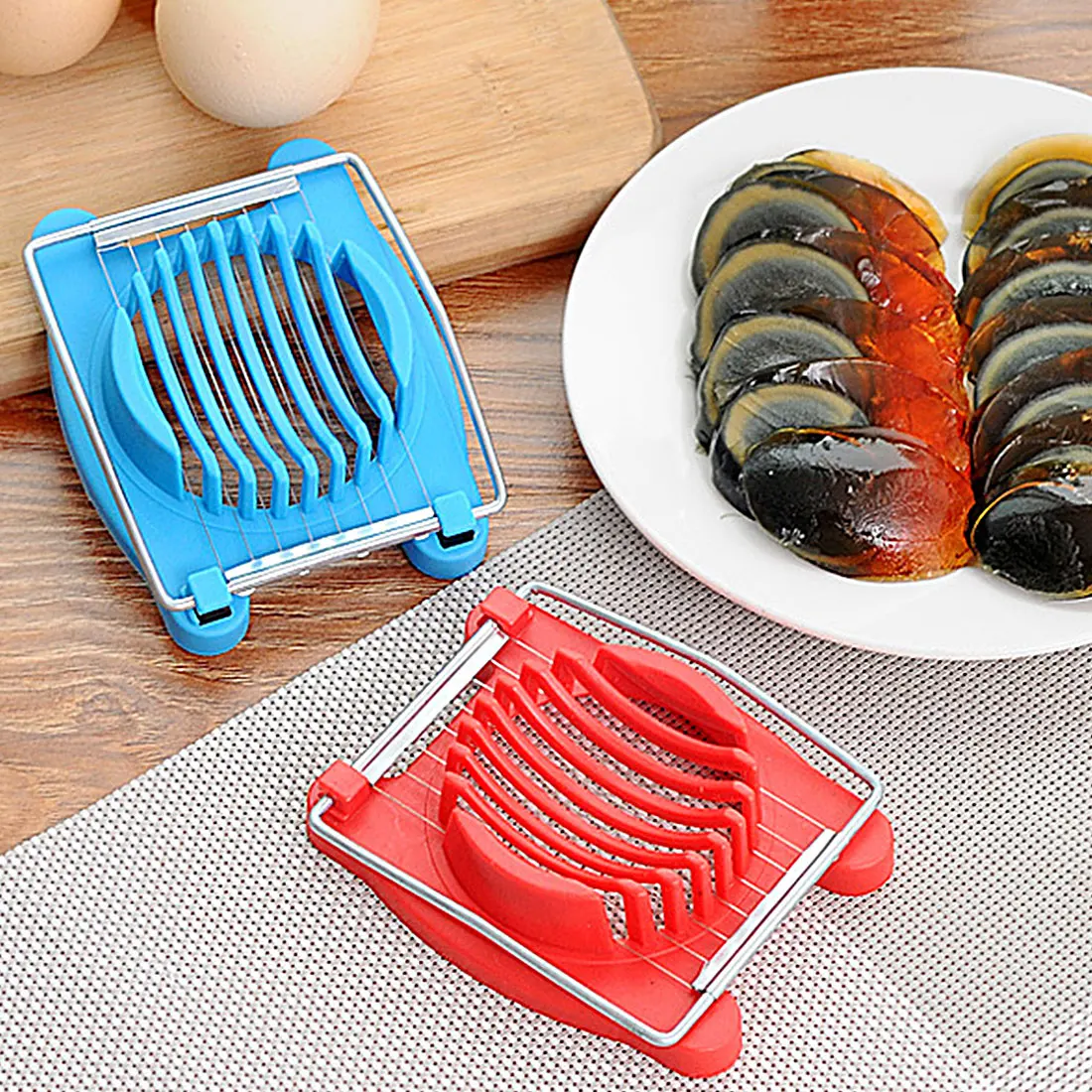 Home Utensil Manual Kitchen Cooking Tools Egg Slicer Cutter Food