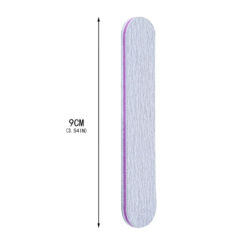 

3pcs/pack Nail File Double Sides Frosted Matte Zebra Pattern Double-sided Matte