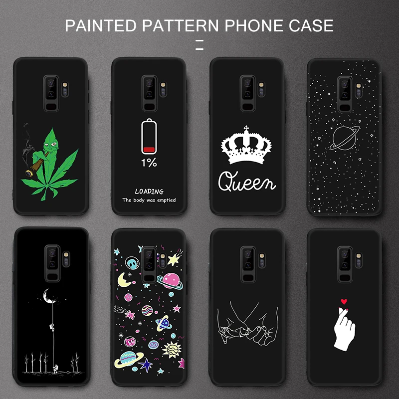 Case For Samsung Galaxy A51 A71 S8 S9 S10 A7 A8 A6 Plus 2018 Universe Space Pattern TPU Cover for S10E Note 10 8 9 |