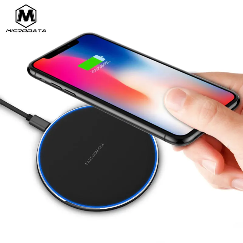 

Microdata Wireless Charger GY-V8 Fast Charger Phone Charger for Smaung Apple Nokia LG Goolge XIAOMI