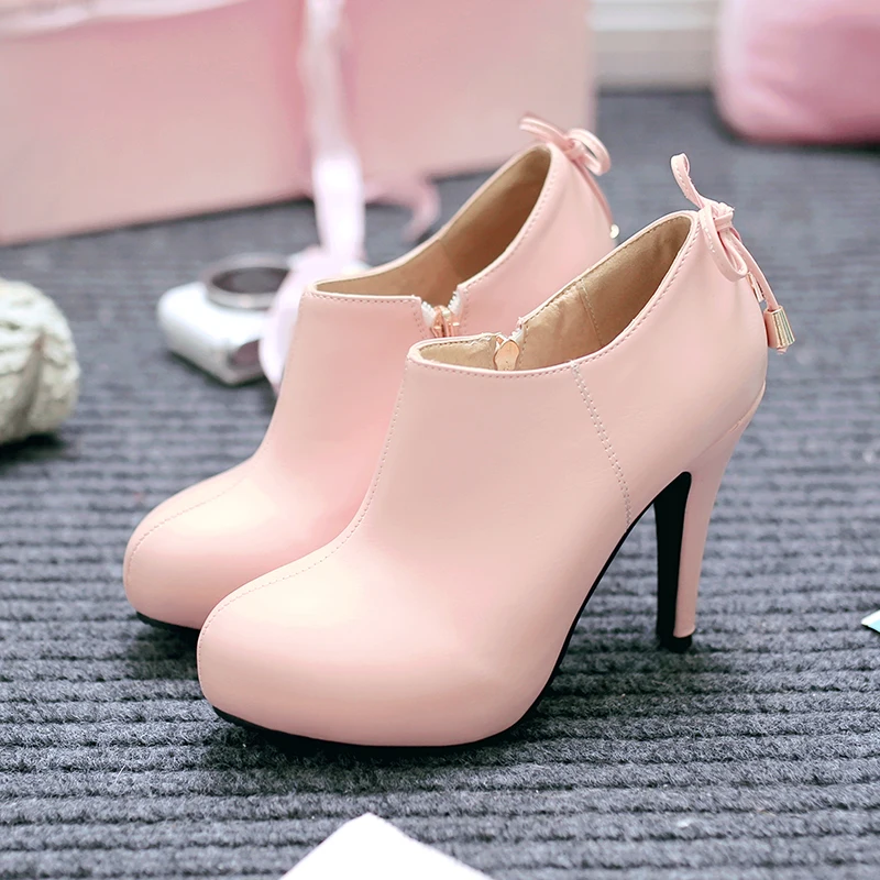 

2019 Winter new Europe and America fashion Martin boots high heel short boots crude with high heels wild women's ankle boots