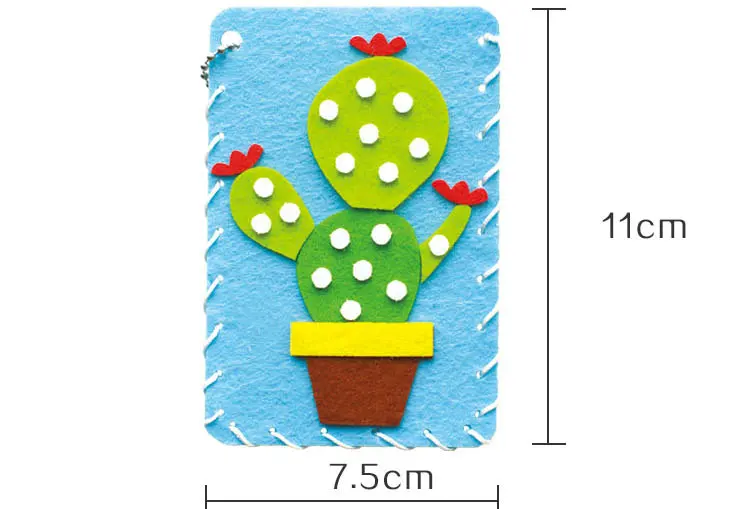 8 шт./партия. DIY чувствовал карты сумка ремесел комплект раннего обучения Развивающие игрушки школьная сумка handtag Детский Сад искусств и Craft