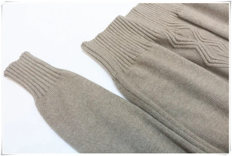 Комплект: укороченный топ и юбка, распродажа 2018, женские два комплекта новой норка трикотаж с высоким воротником, свитер и брюки