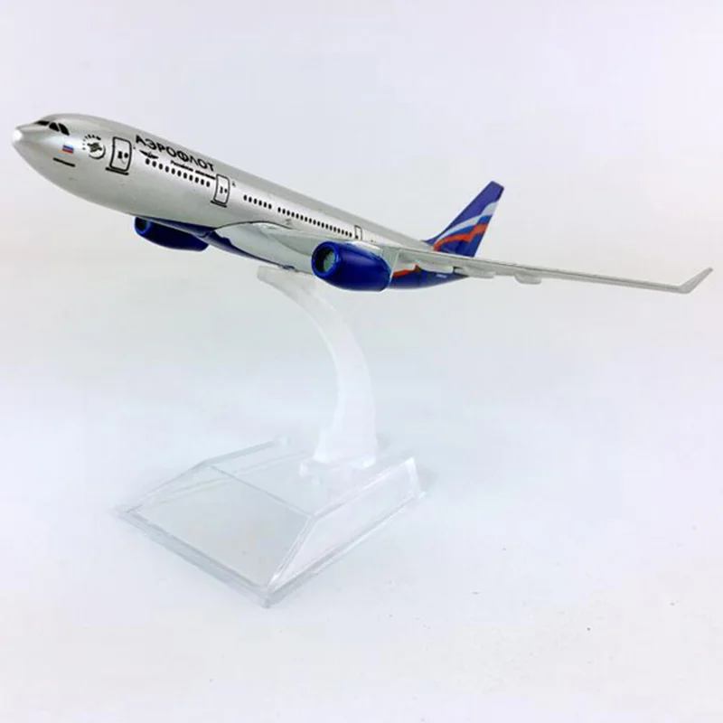 1:400 Air Россия самолет Airbus A330-200 Модель W база 16 см СПЛАВ самолет Самолет Авиакомпания коллекционный дисплей коллекция игрушек