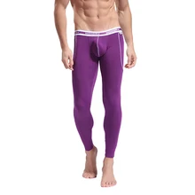 Мужское нижнее белье теплые штаны теплая Бамбуковая ткань леггинсы термос Мужской трусики пижамы кальсоны ниже белье трусы