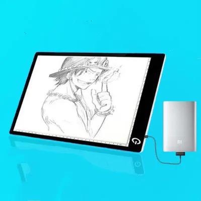 

A4 flat touch dimming LED animation painting copy writing platform transparent Taiwan box copying hand-painted