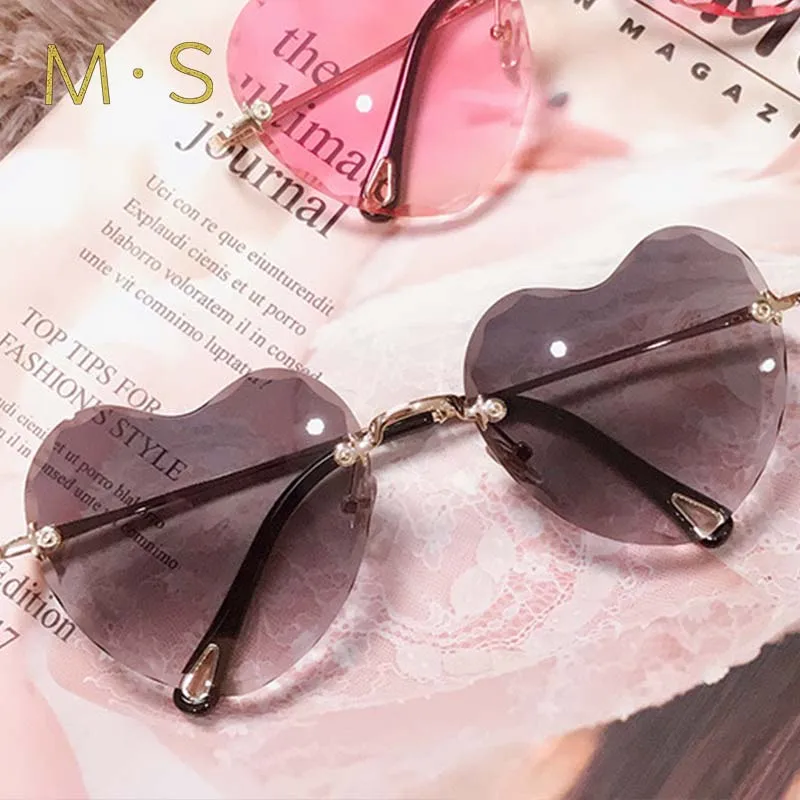 Новые Большие женские очки Очки плавно меняющийся коричневый розовый без оправы Солнцезащитные очки для женщин подарок Брендовая Дизайнерская обувь uv400 - Цвет линз: C05