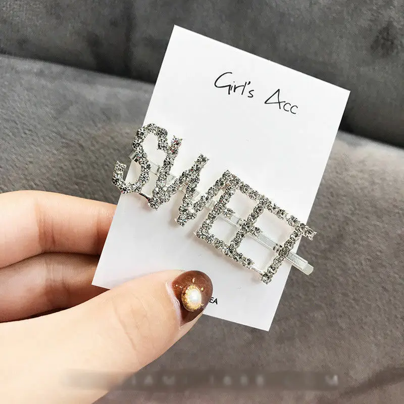 Luxury Pearl Crystal Hair Clips For Women Temperament Diamond Rhinestone Elegant Barrettes Hairgrips Hair Makeup Accessories Luxury Pearl Crystal Hair Clips For Women Temperament Diamond Rhinestone Elegant Barrettes Hairgrips Hair Makeup Accessories