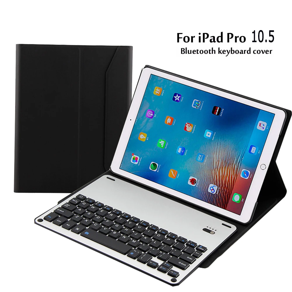 Cover for Apple Pro 10.5 with wireless bluetooth Aluminum keyboard for