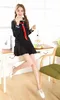 Japanese sailor suit Anime costume Girls High school student uniform ,Long-sleeve JK uniform sexy clothing navy color ► Photo 2/3