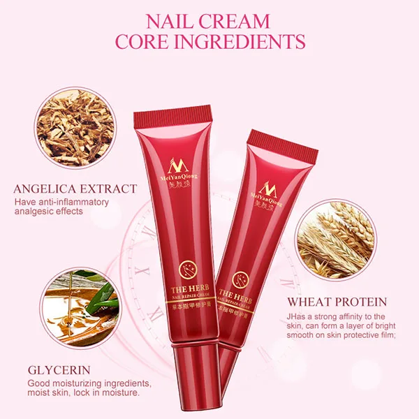 High Quality Nail Protector Skin Care Cream Nail Fungus Treatment Herb Nails Repair Cream Nail Care Tools