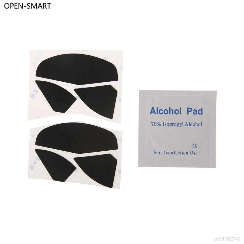

OPEN-SMART 2Sets Teflon 2 Sets 0.6mm Thickness Replacement Mouse Feet Skates for steelseries Rival 500