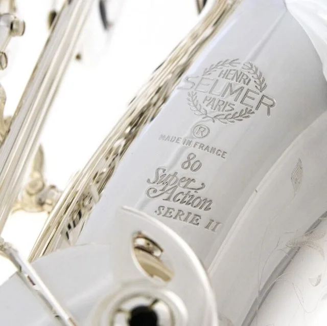 

Brand New Silver Plated SELMER Alto Saxophone SA 80 II 802 Jubilee model 52 - SHIPS FREE WORLDWIDE
