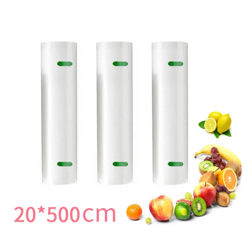 

20*500cm Food Vacuum Sealing Machine Vacuum Bag Vacuum Sealing Machine Long-Acting Fresh Food 3 rolls / Batch Bag Vacuum Packagi