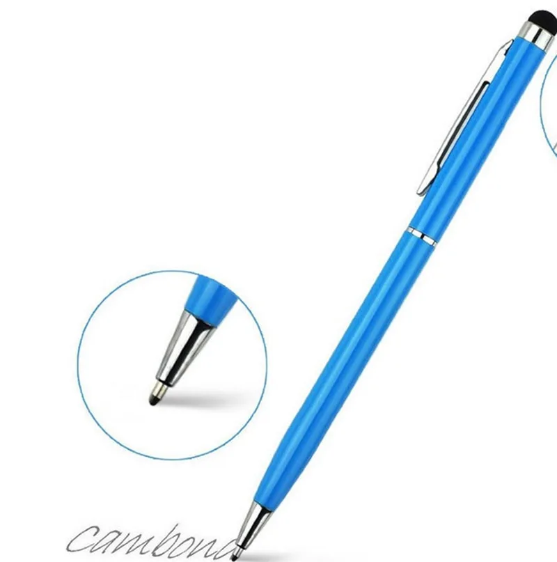 

ULIFART 2 in 1 Slim Universal Tablets Touch Stylus Pen Drawing Ballpoint Pen For Ipad Iphone8 x Samsung