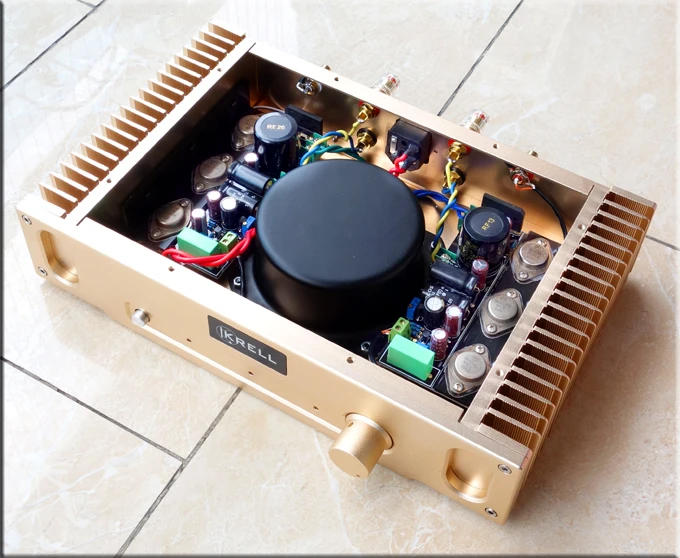 Mini Amplifier 2020 Breeze Audio Voice King Hood 1969 Golden Sealed Real Class-A  Home Audio Power Amplifier 15W+15W Warm Sound AC110V Optional voice amplifier