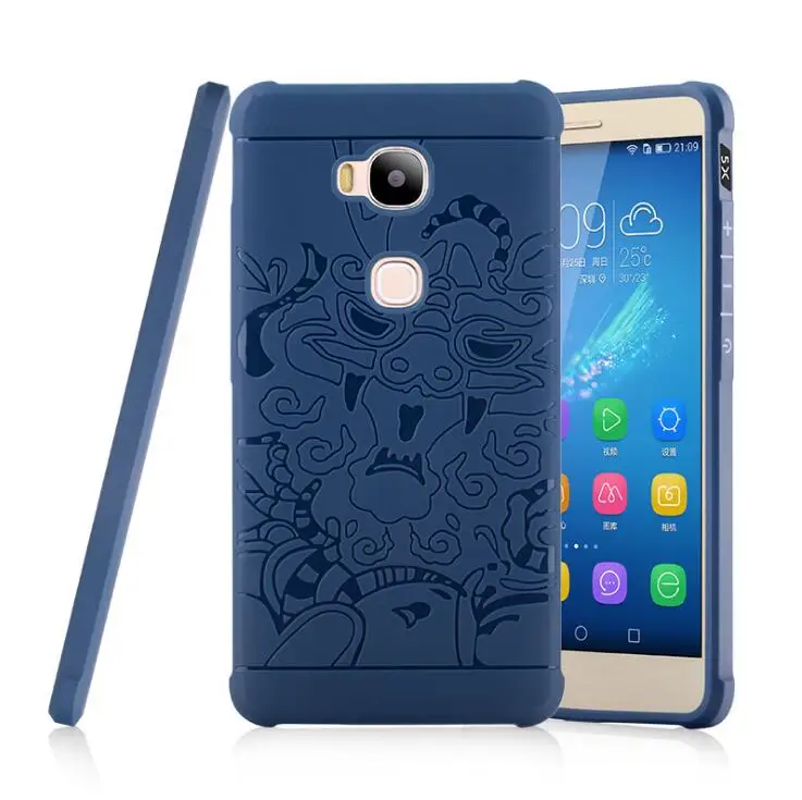 Для huawei honor 6x case крышка кремния назад для 5x мягкий гель хорошее качество сотовый
