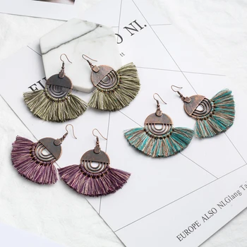 

Bohemian Boho Ethnic Tassel Earrings for Women