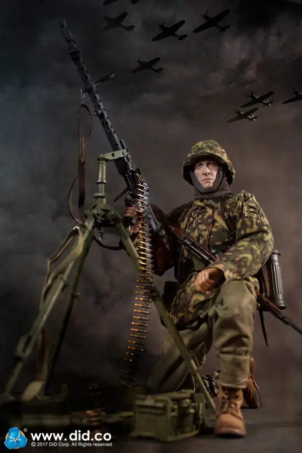 DID D80127 German Panzer Division MG34 Gunner Ver. C