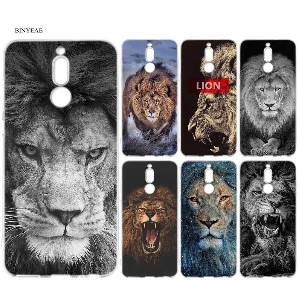 

Big Lion On Stone Snow Case for Huawei Mate 20 Honor 9 10 8X 8C Nova 3i 4 Lite Pro P Smart Y6 Y9 Prime 2018 Rubber Coque Cases
