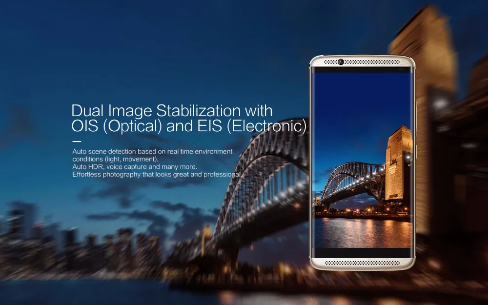 zte Axon 7 A2017 Snapdragon 820 2560X1440 2K 20.0MP 5," мобильный телефон 4 Гб ram 64/128 ГБ rom отпечаток пальца OTG QuickCharge