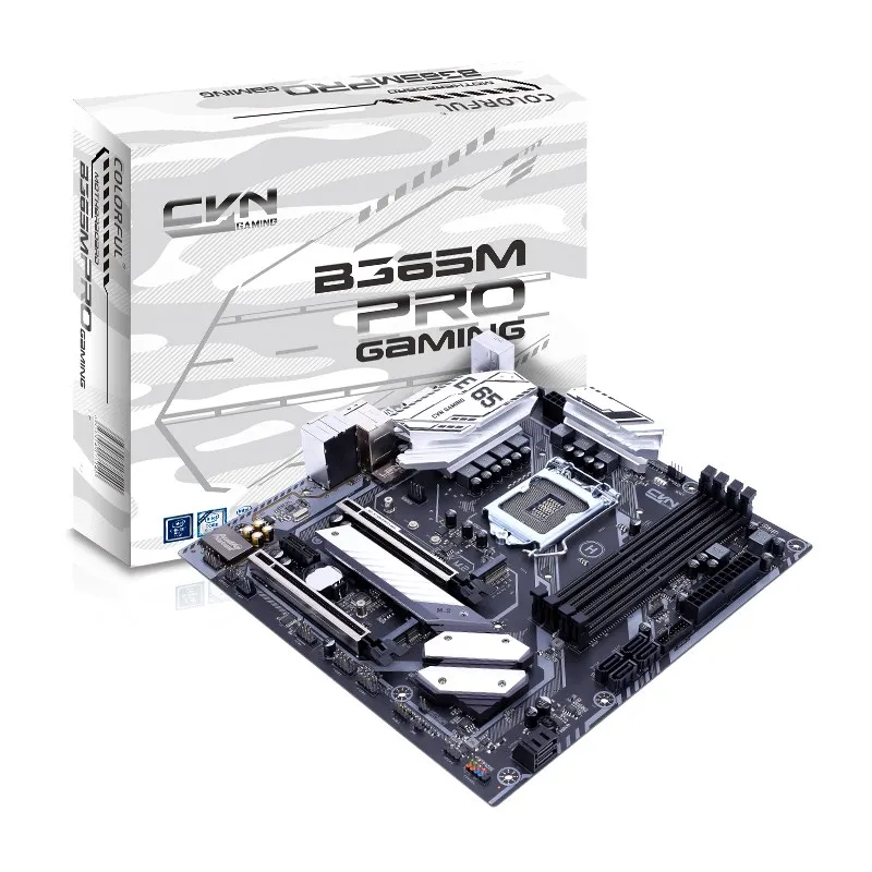 Красочный CVN B365M GAMING PRO V20 mATX Материнская плата Intel LGA1151 B365 двухканальный DDR4 M.2 SATA3.0 USB3.1 HDMI DVI