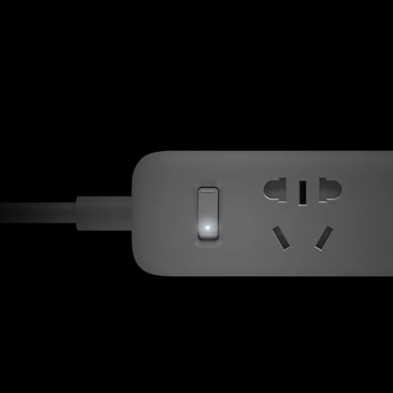 Оригинальная смарт лента Xiaomi Mijia 3 розетки + 2 А порты USB для быстрой зарядки черный