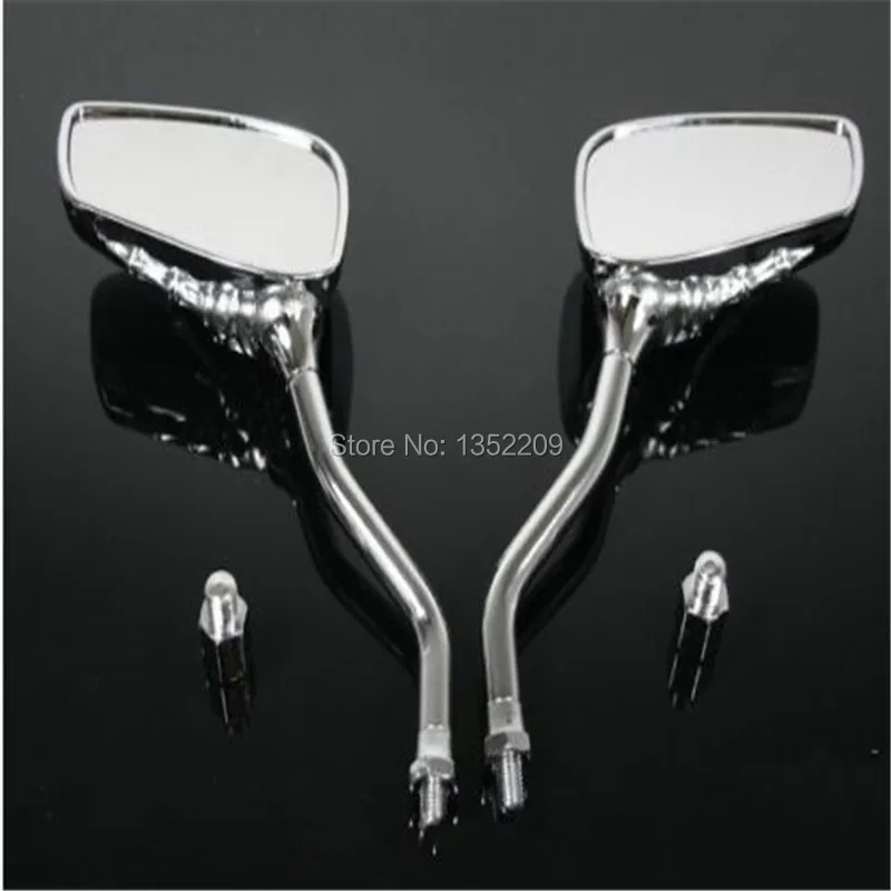 Cena Chrom motocykl szkielet ręka z czaszką pazur cień lusterko wsteczne boczne 8mm 10mm pasuje do Harley Honda Suzuki Kawasaki