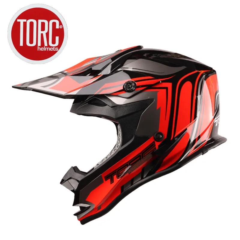 TORC T32 внедорожный шлем casco capacetes atv dirt bike cross moto cross шлем moto rbike torc V321 - Цвет: red