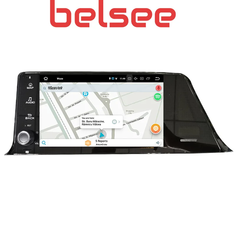 Belsee 9 "ips Экран PX5 Octa Core 4 Гб оперативной памяти 32 встроенной для Toyota CHR CH R 2016 2019