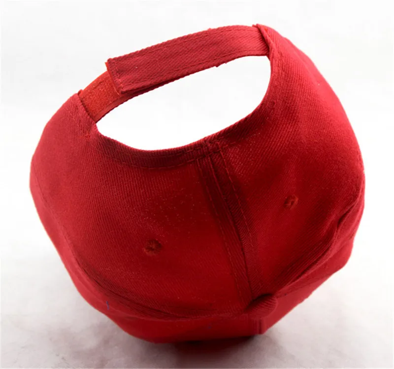 10 шт. детские для мальчиков и девочек Повседневное хлопковая шляпа свободная однотонная бейсбольная кепка Кепки s в стиле хип-хоп бейсболка от солнца Кепки E643