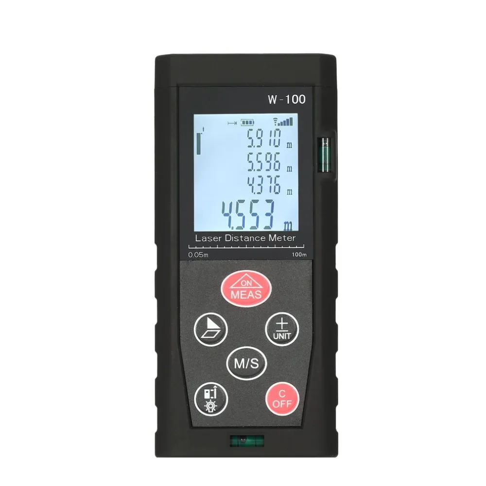 

Borbede 100M Laser Distance Meter Rangefinder Laser Range Finder Distance Measure Finder Build Measure Device Ruler Test Tool