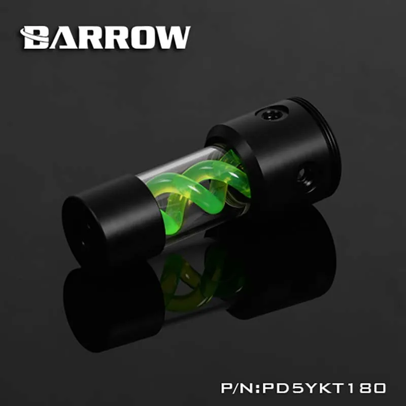 Barrow PD5YKT T резервуар для вирусов + D5/SPG40A Встроенная крышка насоса Черный POM 180 мм/230