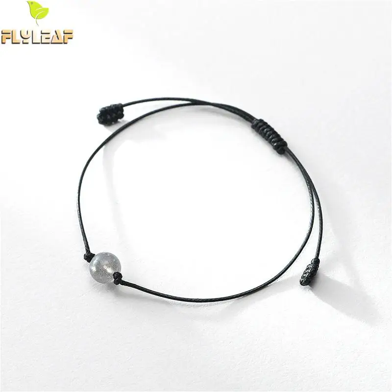 

Flyleaf Fashion Party Jewelry Round Simple Moonstone Charm Bracelets For Women Fashion Party Jewelry
