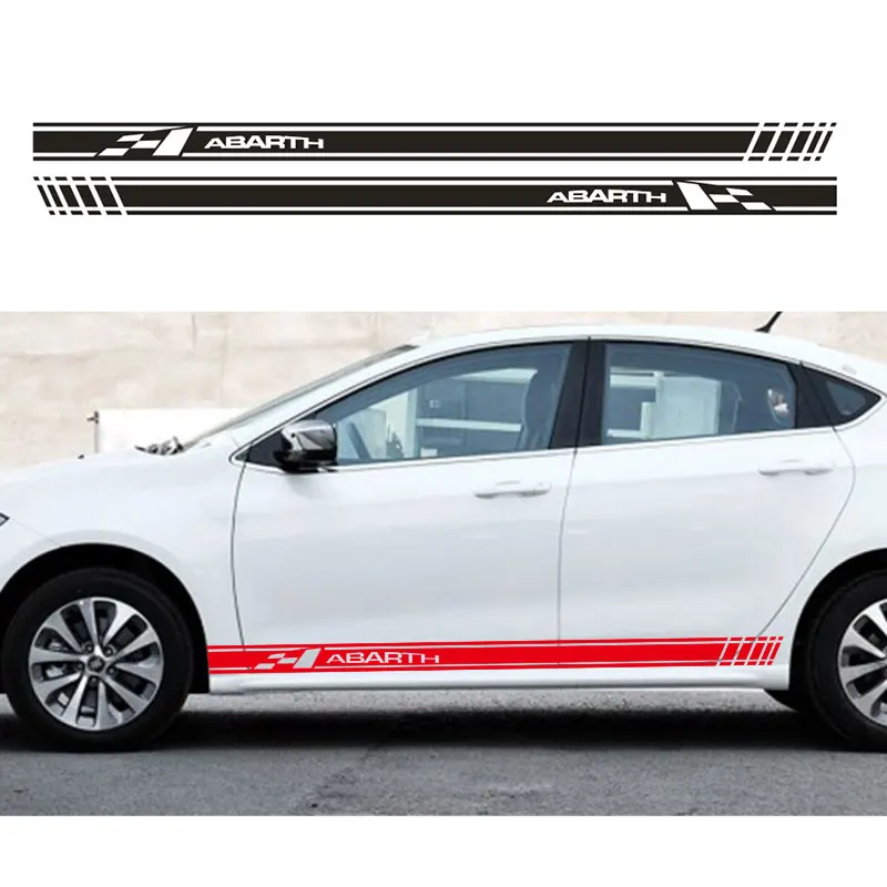 YONGXUN-innovate-2pcs-Car-Styling-Abarth-Side-Skirt-Sticker-Racing-Stripe-Body-Stickers-for-FIAT-500