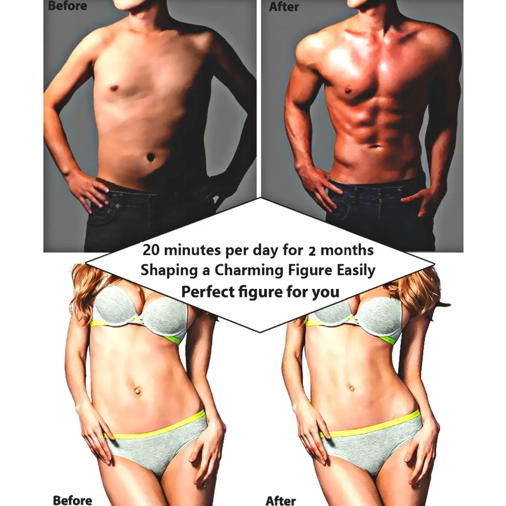 البطن جهاز تدريب العضلات EMS الإلكترونية العضلات التمارين ضئيلة الجسم مدلك فقدان الذراع الساق العضلات مشجعا التنغيم والعتاد تجريب