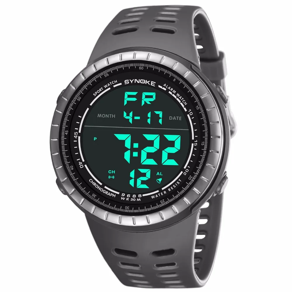 Relogio Masculino Men Watch LED Military Waterproof Digital Wrist Watch Sports Electronics Watches Male Clock With Box Horloges