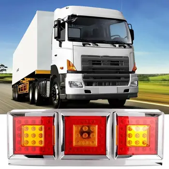 

Trailer Truck LED Rear Tail Light Waterproof Turn Signal Indicator Brake Lamp for Mitsubishi motorcycle parts