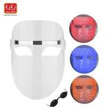 

KIKI NEWGAI 32 LEDs Facial Mask three colors Photon Electric Skin PDT Boosts blood circulation Relieves stress on skin