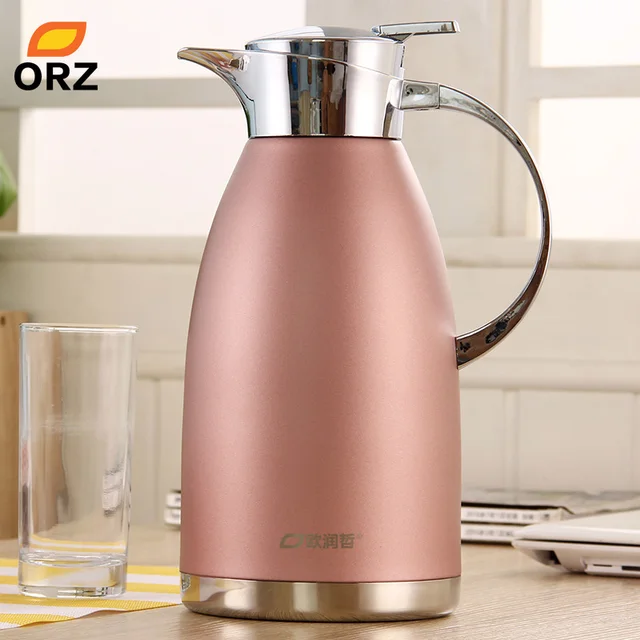 Orz Fishion Pink 2l Stainless Steel Thermos Water Coffee Tea Orz Fishion Pink 2l Stainless Steel Thermos Water Coffee Tea Bottle Vacuum Flask Hot
