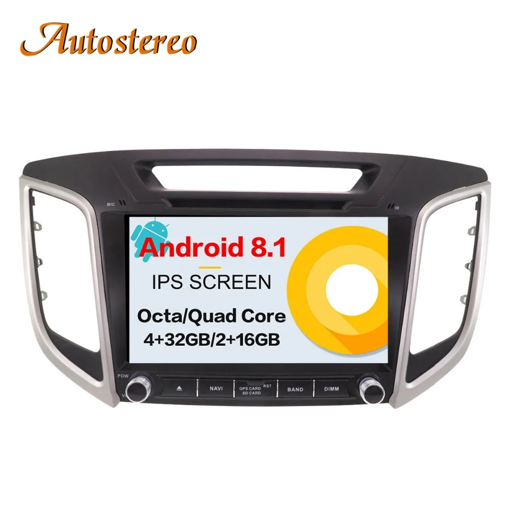

Android 8.1 9 inch Car DVD Player GPS Navigation For HYUNDAI IX25 2014-2018 CRETA Auto radio head unit multimedia tape player HD