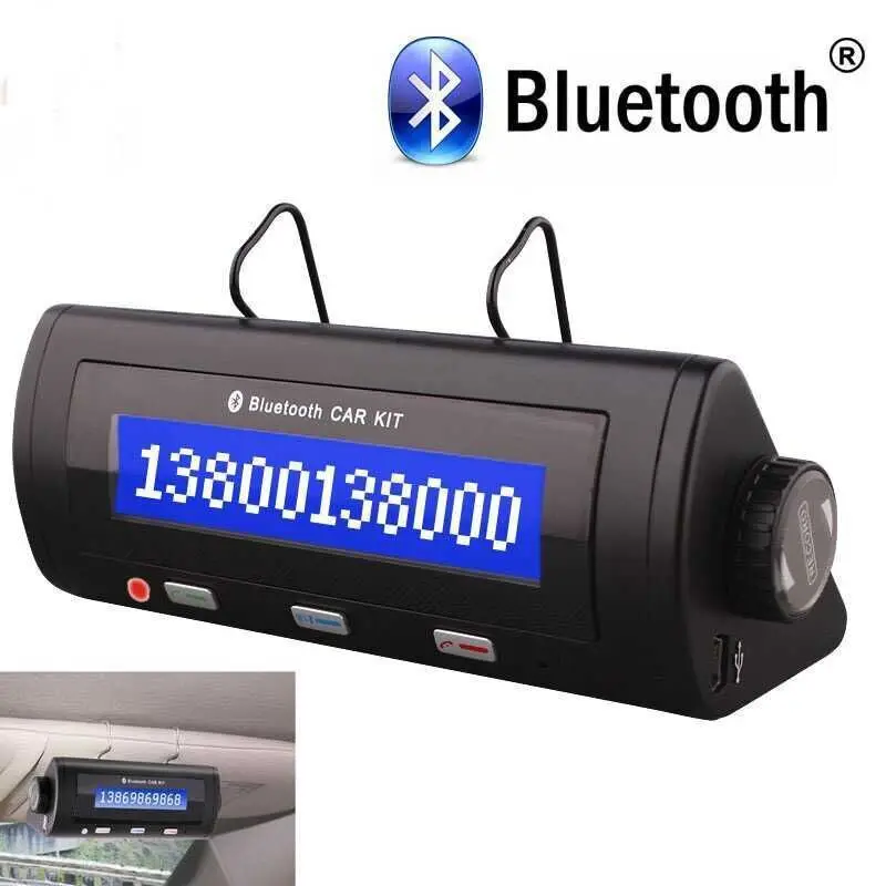 Bluetooth Handsfree Speaker Car Kit Speakerphone For IPhone 5 5S 6 6