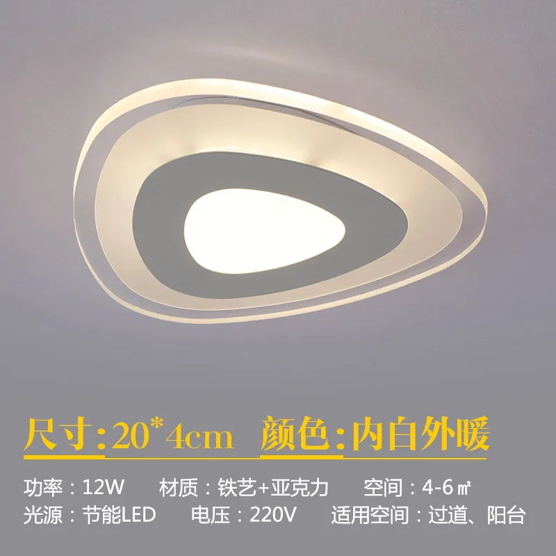 

12W Led Ceiling Lamp Modern Lights Bedroom Children Living Room Kitchen Restaurant Hallway Home Lighting Fixtures 110-220V